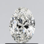 Diamante Naturale Taglio Ovale 0.6ct VG/VG H IF - GIA - 6.58x4.59x2.9mm