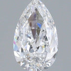 Diamante Naturale Taglio Goccia 0.5ct VG/EX D VS1 - GIA - 7.24x4.35x2.44mm