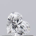 Diamante Naturale Taglio Cuore 0.28ct VG/EX E VS1 - GIA - 3.83x4.48x2.85mm