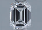 Diamante Naturale Taglio Smeraldo 0.5ct EX/EX D VVS2 - GIA - 5.51x4.08x2.5mm