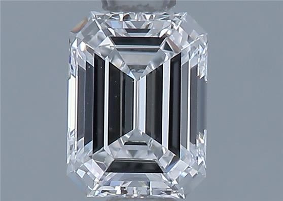 Diamante Naturale Taglio Smeraldo 0.5ct EX/EX D VVS2 - GIA - 5.51x4.08x2.5mm