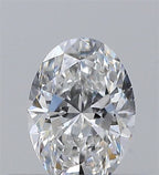 Diamante Naturale Taglio Ovale 0.3ct EX/EX E VVS2 - GIA - 5.15x3.71x2.42mm