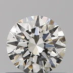 Diamante Taglio Brillante 0.45ct EX/VG/EX J VVS1 - GIA - 4.89x4.94x3.02mm