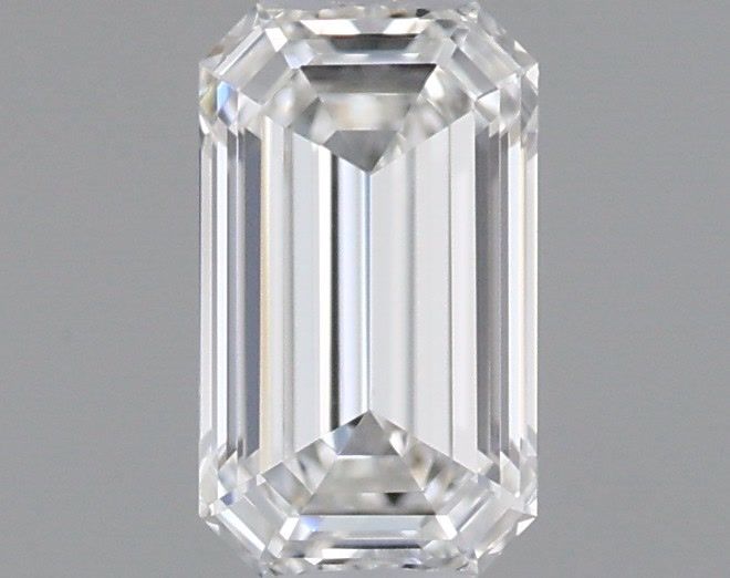 Diamante Naturale Taglio Smeraldo 0.34ct VG/EX G VVS1 - GIA - 5.37x3.17x2.01mm