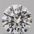 Diamante Naturale Taglio Brillante 0.58ct 3EX D VVS2 - GIA - 5.4x5.38x3.26mm