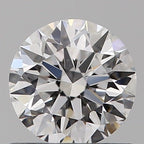 Diamante Naturale Taglio Brillante 0.6ct 3EX D VS1 - GIA - 5.4x5.37x3.35mm