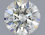 Diamante Naturale Taglio Brillante 1.39ct 3EX I VS2 - IGI - 7.08x7.15x4.47mm