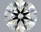Diamante Naturale Taglio Brillante 0.61ct 3EX J VVS2 - IGI - 5.43x5.45x3.36mm