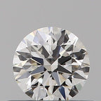 Diamante Naturale Taglio Brillante 0.37ct 3EX F VVS1 - IGI - 4.58x4.64x2.83mm