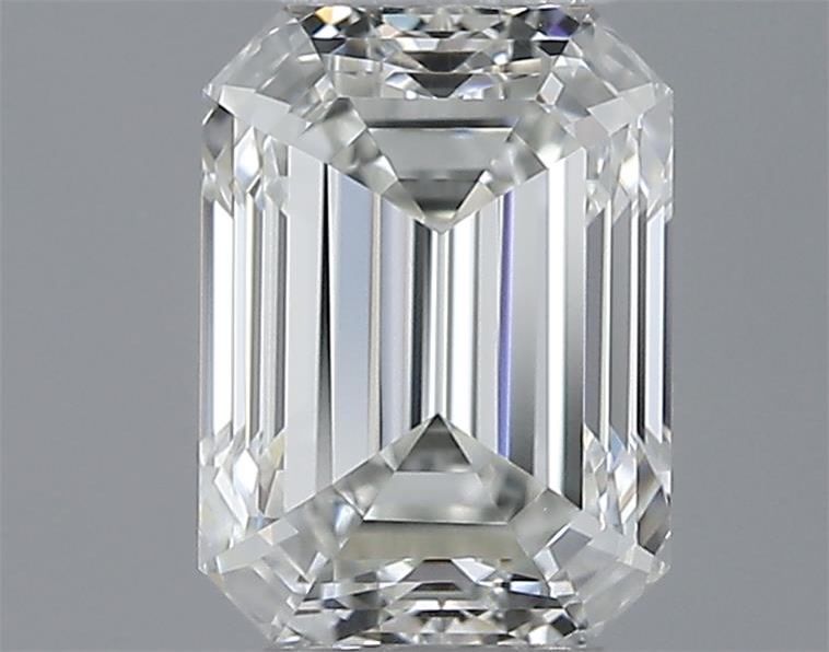 Diamante Naturale Taglio Smeraldo 1ct VG/EX H VVS1 - IGI - 6.4x4.67x3.42mm