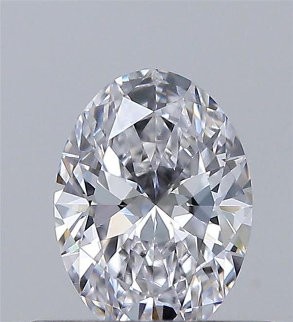 Diamante Naturale Taglio Ovale 0.41ct VG/EX D VS2 - GIA - 5.89x4.3x2.6mm