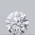 Diamante Naturale Taglio Brillante 0.18ct EX/EX/VG D VS1 - GIA - 3.6x3.62x2.26mm