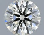 Diamante Naturale Taglio Brillante 0.58ct 3EX J VS2 - IGI - 5.4x5.42x3.26mm