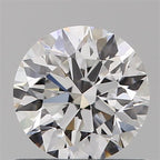 Diamante Naturale Taglio Brillante 0.63ct 3EX D IF - GIA - 5.49x5.47x3.42mm