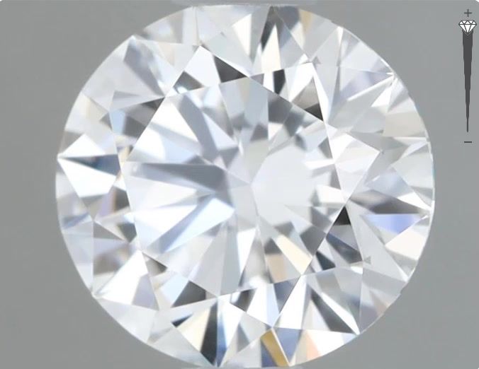 Diamante Naturale Taglio Brillante 0.64ct 3EX D FL - GIA - 5.5x5.54x3.42mm