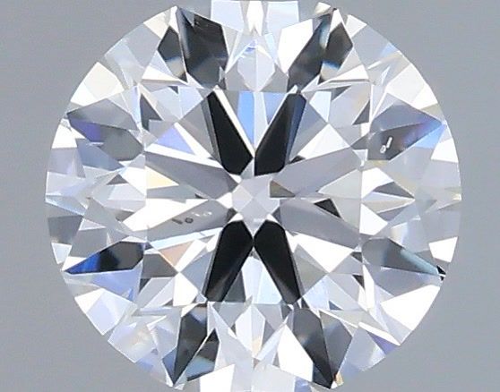 Diamante Naturale Taglio Brillante 0.4ct EX/VG/VG D VS2 - IGI - 4.68x4.74x2.9mm