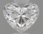 Diamante Naturale Taglio Cuore 0.7ct EX/EX F IF - GIA - 5.3x6.23x3.63mm