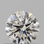 Diamante Naturale Taglio Brillante 0.4ct VG/VG/EX J VVS2 - GIA - 4.7x4.66x2.9mm