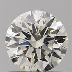 Diamante Naturale Taglio Brillante 0.65ct 3EX J VVS2 - IGI - 5.55x5.59x3.43mm
