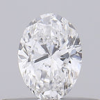 Diamante Naturale Taglio Ovale 0.26ct G/G D VS1 - GIA - 4.92x3.61x2.24mm
