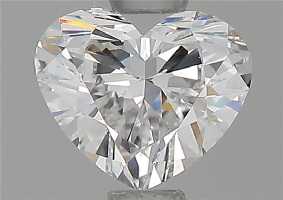 Diamante Naturale Taglio Cuore 0.55ct VG/VG D VS1 - GIA - 4.96x5.87x3.17mm