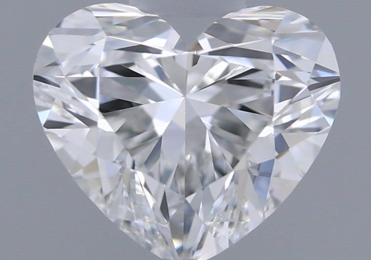 Diamante Naturale Taglio Cuore 0.52ct EX/EX E VVS1 - GIA - 4.78x5.54x3.3mm