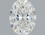 Diamante Naturale Taglio Ovale 0.6ct EX/EX H VS1 - IGI - 6.45x4.69x3.08mm