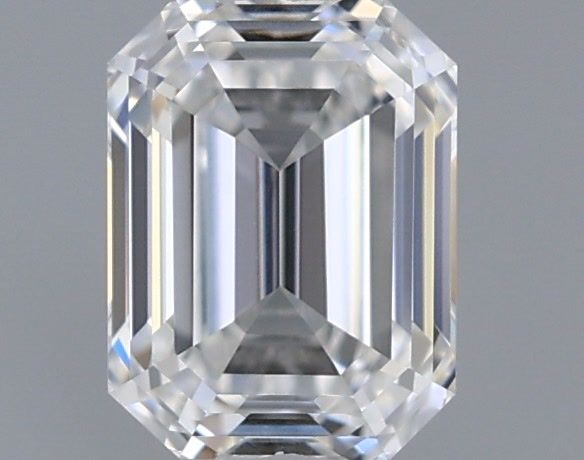 Diamante Naturale Taglio Smeraldo 0.62ct EX/EX F IF - GIA - 5.33x4.01x2.82mm