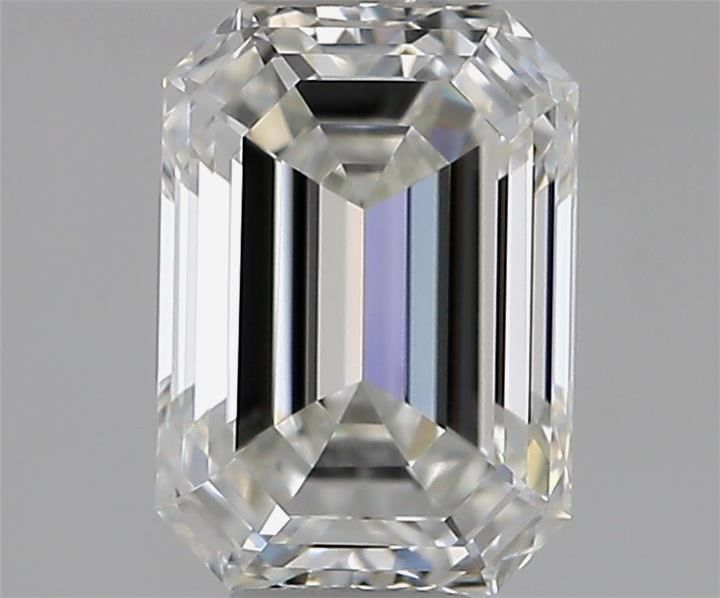 Diamante Naturale Taglio Smeraldo 0.8ct VG/EX H IF - GIA - 6.38x4.48x2.98mm
