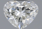 Diamante Naturale Taglio Cuore 0.4ct EX/VG I VS1 - GIA - 4.28x5.09x3.06mm