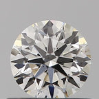 Diamante Naturale Taglio Brillante 0.46ct 3EX H VS2 - GIA - 4.95x4.92x3.07mm