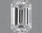 Diamante Naturale Taglio Smeraldo 0.7ct VG/EX E VVS2 - GIA - 6.43x4.07x2.78mm
