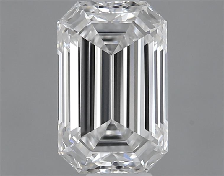 Diamante Naturale Taglio Smeraldo 0.7ct VG/EX E VVS2 - GIA - 6.43x4.07x2.78mm