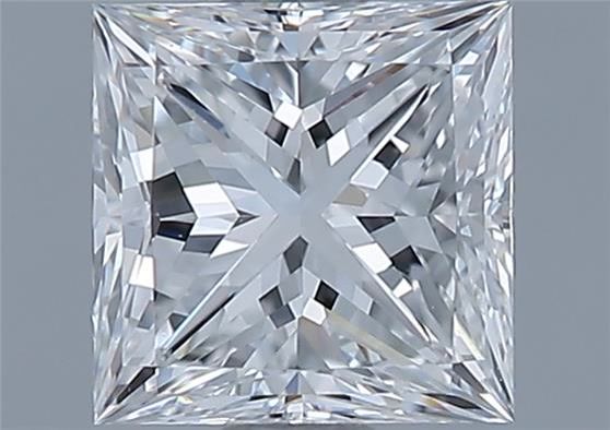 Diamante Naturale Taglio Princess 0.9ct VG/EX E VVS2 - GIA - 5.32x5.31x3.85mm