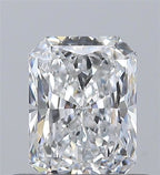 Diamante Naturale Taglio Radiant 0.57ct EX/EX D VVS2 - GIA - 5.46x4.09x2.81mm