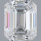 Diamante Naturale Taglio Smeraldo 0.71ct EX/EX E VS1 - GIA - 5.61x4.46x2.9mm