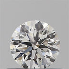 Diamante Naturale Taglio Brillante 0.4ct 3EX F VS2 - IGI - 4.63x4.67x2.96mm