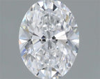 Diamante Naturale Taglio Ovale 0.5ct EX/VG D VS1 - GIA - 5.94x4.41x2.88mm