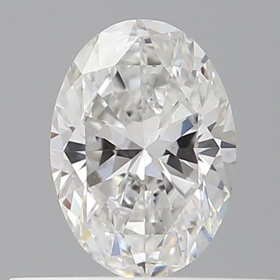 Diamante Naturale Taglio Ovale 0.42ct EX/EX E VVS1 - IGI - 5.87x4.2x2.63mm