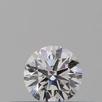 Diamante Naturale Taglio Brillante 0.16ct VG/VG/G D VVS2 - GIA - 3.51x3.5x2.16mm