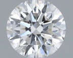 Diamante Taglio Brillante 0.19ct EX/EX/VG H VS1 - GIA - 3.74x3.75x2.31mm