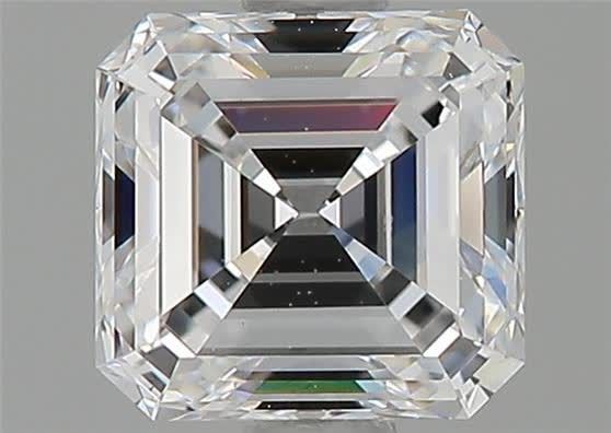 Diamante Naturale Taglio Asscher 1.01ct EX/VG D VS1 - GIA - 5.78x5.55x3.62mm