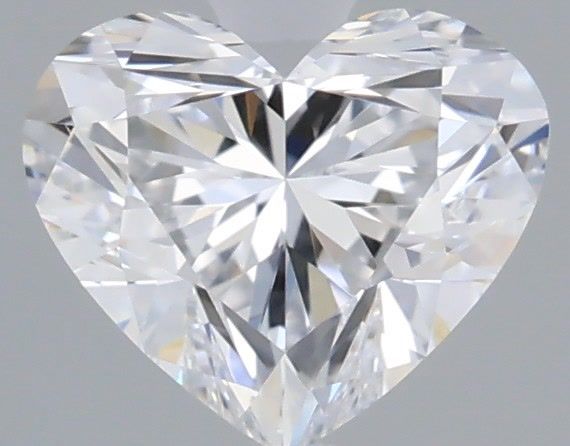 Diamante Naturale Taglio Cuore 0.55ct VG/EX D IF - GIA - 4.9x5.76x3.38mm