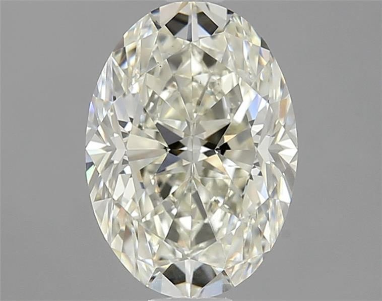 Diamante Naturale Taglio Ovale 1.62ct EX/EX J VS1 - IGI - 9.06x6.43x4.09mm