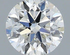 Diamante Taglio Brillante 0.26ct VG/VG/VG J VVS1 - GIA - 3.99x4.03x2.56mm