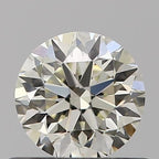 Diamante Naturale Taglio Brillante 0.5ct VG/EX/EX J VVS1 - IGI - 4.95x5.0x3.2mm