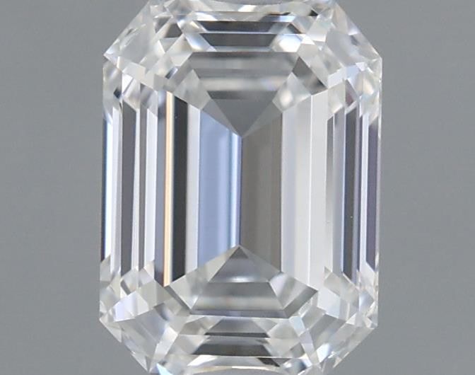 Diamante Naturale Taglio Smeraldo 0.62ct VG/EX F IF - GIA - 5.55x4.09x2.75mm