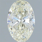 Diamante Naturale Taglio Ovale 0.7ct EX/EX J VS1 - IGI - 7.41x4.81x2.98mm