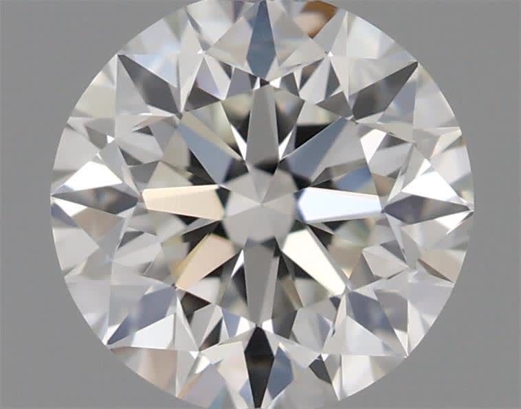 Diamante Naturale Taglio Brillante 0.5ct VG/VG/EX I IF - GIA - 4.96x5.03x3.2mm