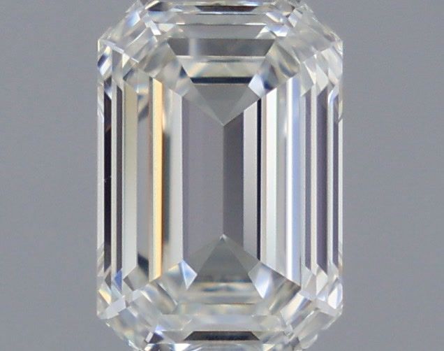 Diamante Naturale Taglio Smeraldo 0.44ct VG/EX J IF - GIA - 5.21x3.56x2.24mm